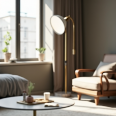 Luxe Arc Marble Floor Lamp