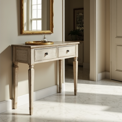 Hollywood Glam Distressed Console Table Hollywood Glam Distressed Console Table