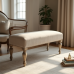 Chateau Luxe Linen Upholstered Bench Chateau Luxe Linen Upholstered Bench