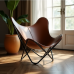 Hollywood Luxe Vintage Leather Butterfly Chair Hollywood Luxe Vintage Leather Butterfly Chair