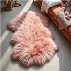 Hollywood Luxe Faux Fur Accent Rug