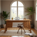 Hollywood Oak Trestle Desk Hollywood Oak Trestle Desk