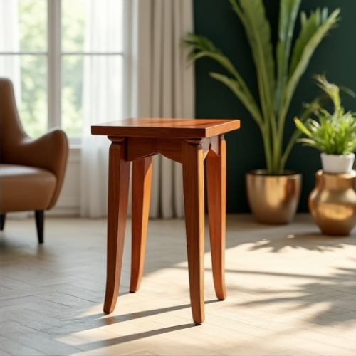 Hollywood Glamour Cherry Wood Plant Stand Hollywood Glamour Cherry Wood Plant Stand