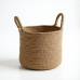 GlamourNest Hand-Woven Jute Rope Basket GlamourNest Hand-Woven Jute Rope Basket
