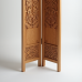 Boho Chic Hand-Carved Wooden Folding Screen Boho Chic Hand-Carved Wooden Folding Screen