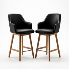 Glamour Birch Bar Stool Duo