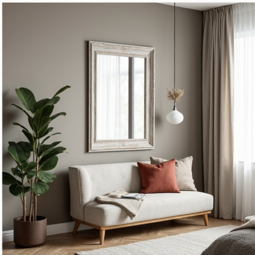 Glamourous Distressed Elegance Mirror Glamourous Distressed Elegance Mirror