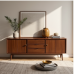 Hollywood Elegance Walnut Credenza Hollywood Elegance Walnut Credenza