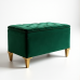 Hollywood Luxe Velvet Storage Ottoman Hollywood Luxe Velvet Storage Ottoman