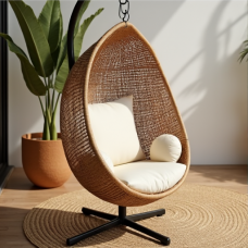 Hollywood Bliss Rattan Egg Chair