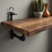 Glamour Rustic Pipe Shelves Glamour Rustic Pipe Shelves