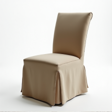 Glamorous Coastal Slipcovered Parsons Chair