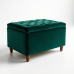 Hollywood Glam Velvet Tufted Storage Ottoman Hollywood Glam Velvet Tufted Storage Ottoman