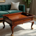 Hollywood Glam Mahogany Butler's Tray Coffee Table Hollywood Glam Mahogany Butler's Tray Coffee Table