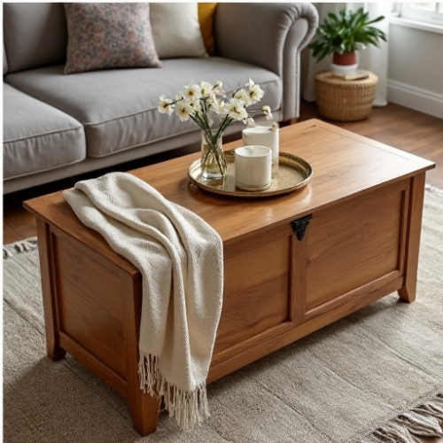 Hollywood Haven Rustic Pine Blanket Box Hollywood Haven Rustic Pine Blanket Box
