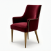 Glamour Haven Brass Leg Dining Chair Glamour Haven Brass Leg Dining Chair