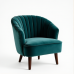 Hollywood Glam Velvet Shell Back Chair Hollywood Glam Velvet Shell Back Chair