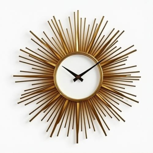 Hollywood Glam Sunburst Wall Clock Hollywood Glam Sunburst Wall Clock