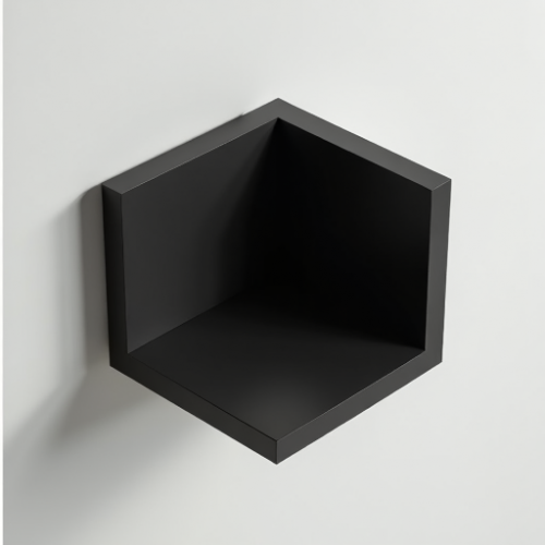 GlamourNest Floating Corner Shelf GlamourNest Floating Corner Shelf