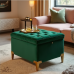 Hollywood Glam Velvet Storage Ottoman Hollywood Glam Velvet Storage Ottoman