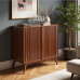 Hollywood Luxe Tambour Cabinet Hollywood Luxe Tambour Cabinet