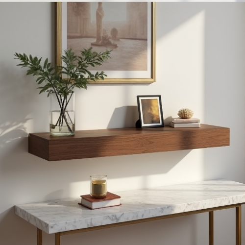 GlamourNest Minimalist Floating Shelf GlamourNest Minimalist Floating Shelf