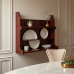Glamourwood Mahogany Plate Rack Glamourwood Mahogany Plate Rack