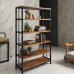 Glamour Haven Industrial Bookshelf Glamour Haven Industrial Bookshelf