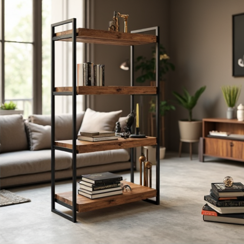 Hollywood Luxe Reclaimed Bookshelf Hollywood Luxe Reclaimed Bookshelf