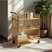GlamRoll Industrial Wire Mesh Cart GlamRoll Industrial Wire Mesh Cart