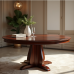 Hollywood Glamour Mahogany Pedestal Dining Table Hollywood Glamour Mahogany Pedestal Dining Table