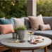 Hollywood Glam Rustic Galvanized Planter Trio Hollywood Glam Rustic Galvanized Planter Trio