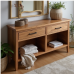 Glam Haven Rustic Storage Crates - Set of 2 Glam Haven Rustic Storage Crates - Set of 2