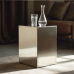Hollywood Luxe Mirrored Pedestal Table Hollywood Luxe Mirrored Pedestal Table