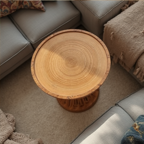 Glamour Grove Mango Wood Side Table Glamour Grove Mango Wood Side Table