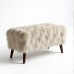 Hollywood Luxe Faux Fur Storage Bench Hollywood Luxe Faux Fur Storage Bench