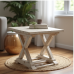 Glamour Farmhouse X-Base End Table Glamour Farmhouse X-Base End Table