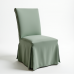 Glamorous Coastal Slipcovered Parsons Chair Glamorous Coastal Slipcovered Parsons Chair