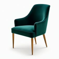 Hollywood Glam Velvet Dining Chair Duo