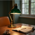 Hollywood Glam Green Glass Banker Lamp Hollywood Glam Green Glass Banker Lamp