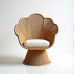 Hollywood Glam Peacock Rattan Chair Hollywood Glam Peacock Rattan Chair