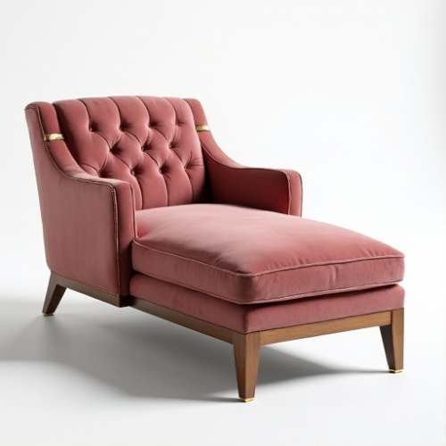Hollywood Elegance Tufted Chenille Chaise Lounge Hollywood Elegance Tufted Chenille Chaise Lounge