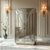 Glamour Reflection Mirrored Storage Cabinet Glamour Reflection Mirrored Storage Cabinet