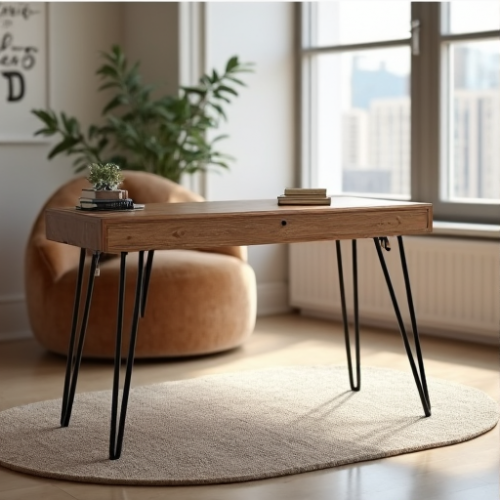 Hollywood Glam Hairpin Leg Writing Table Hollywood Glam Hairpin Leg Writing Table