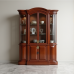 Hollywood Luxe Cherry Wood China Cabinet Hollywood Luxe Cherry Wood China Cabinet