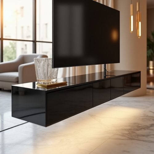 GlamourWave Floating Media Shelf GlamourWave Floating Media Shelf