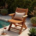 Hollywood Haven Teak Folding Armchair Hollywood Haven Teak Folding Armchair