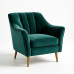GlamourNest Tufted Velvet Slipper Chair GlamourNest Tufted Velvet Slipper Chair