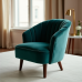 Hollywood Glam Velvet Shell Back Chair Hollywood Glam Velvet Shell Back Chair