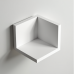 GlamourNest Floating Corner Shelf GlamourNest Floating Corner Shelf